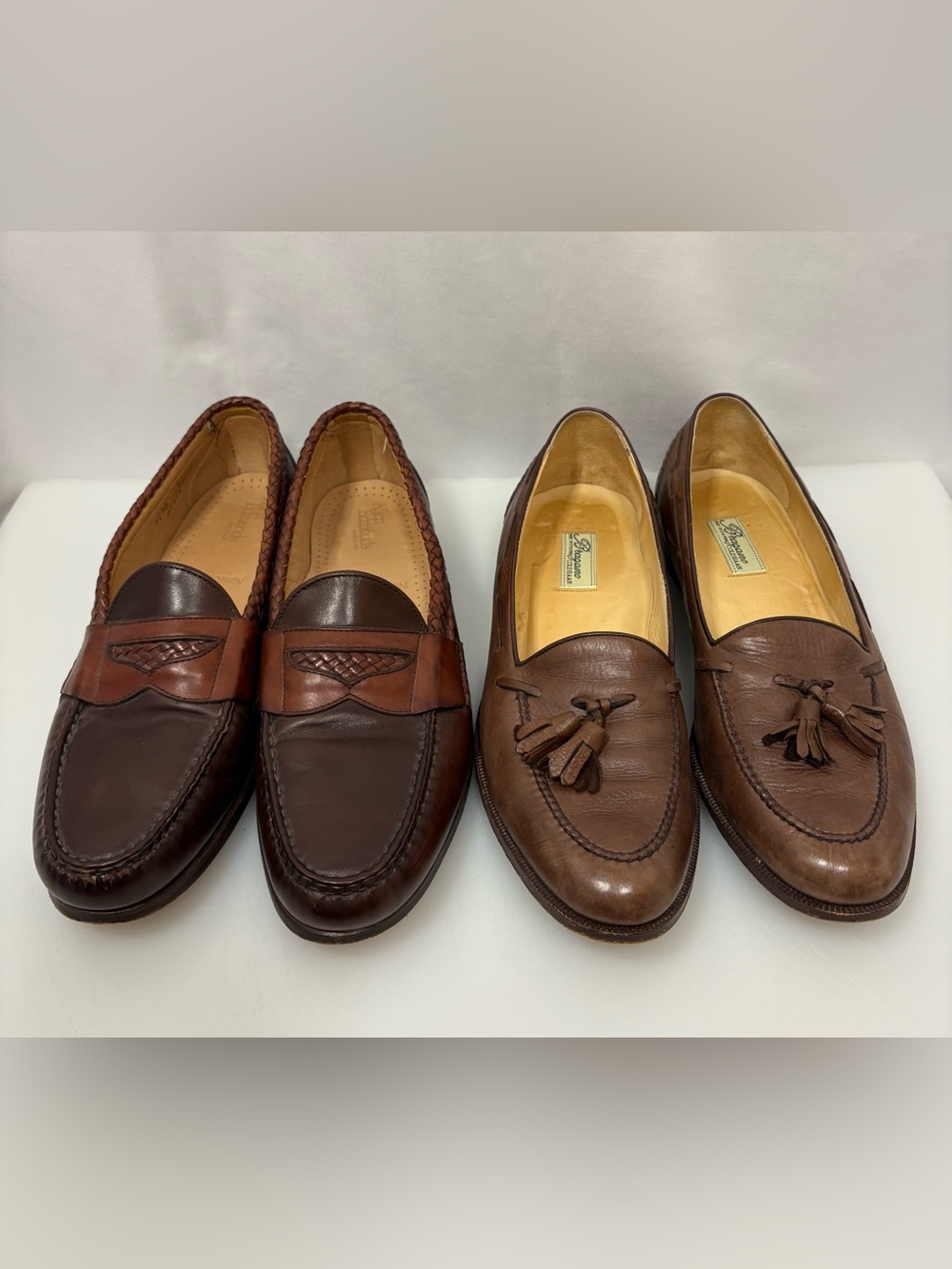 Allen Edmonds “Newcastle” & Bragano Tassel Loafers Men’s Dress Shoe Lot 11.5 B